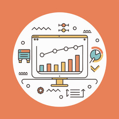 Infographic with Modern Icons