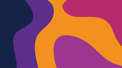 Colorful Abstrack Vintage shape Background Design Template