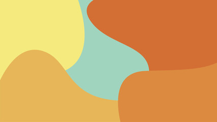 Colorful Abstrack Vintage shape Background Design Template