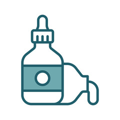 Obraz premium colorant icon vector design template simple and clean