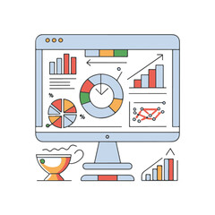 Timeline with Milestones Infographic