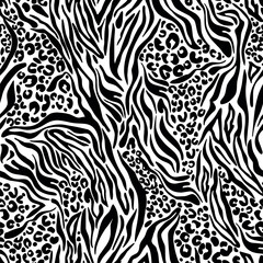 zebra skin seamless pattern © ASHIQ