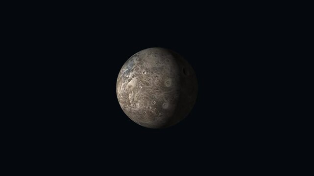 ceres globe loop animation on transparent