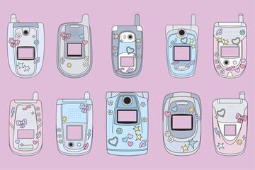 Y2K Vintage Flip Phone