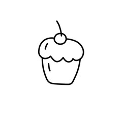 ice cream cupcake icon