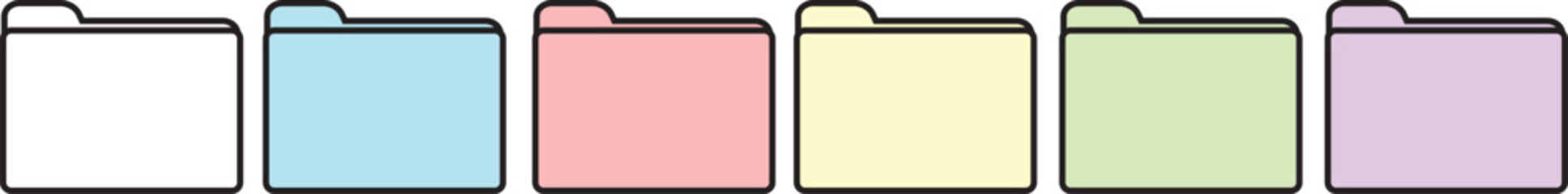 colorful folder icon