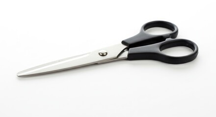 Sharp Scissors: A Minimalist Study in Black and Steel
