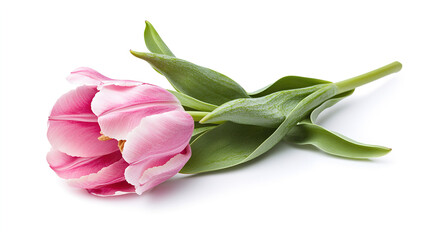 Set of different beautiful flowers on white background. Banner design