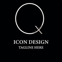Gradient letter q logo design template