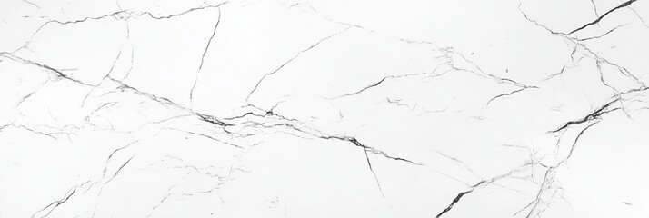 White marble texture with black and gray veining, smooth surface, abstract background suitable for design and decor