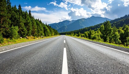 road in mountains