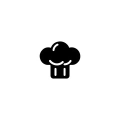 Silhouette Illustration of Chef Hat