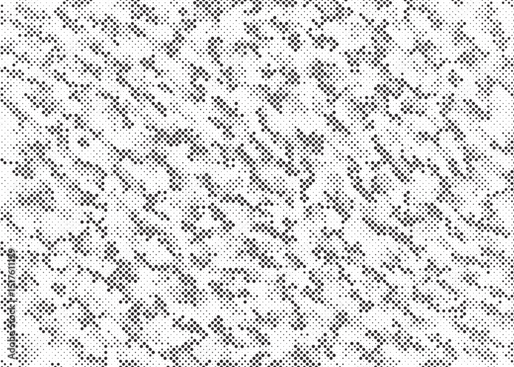 Poster abstract halftone background. military camouflage effect dot seamless pattern texture. dotted backgr