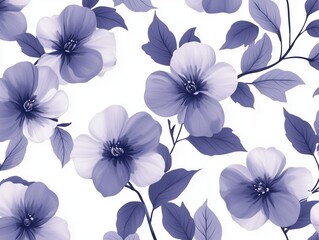 Fototapeta premium Floral Watercolor Pattern
