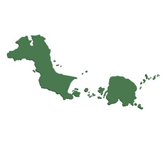 Bangka Belitung Islands Indonesia Map Icon