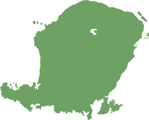 Lombok Island Indonesia Map Icon