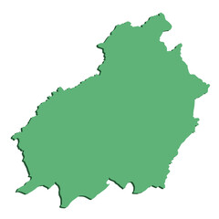 Sumatra Tengah Central Sumatra Island Indonesia Map Icon