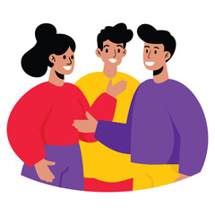 ILLUSTRATION OF SOMEONE TALKING