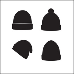 Winter Beanie Hat Icons