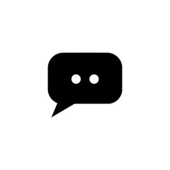 Black Silhouette Illustration of Business Message