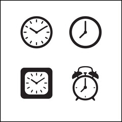 Time Clock Icon Set