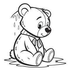 Obraz premium cute teddy bear