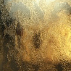 Gold textured surface with blurred, dark silhouettes