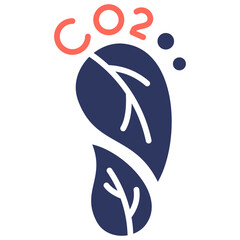 Carbon Footprint Icon