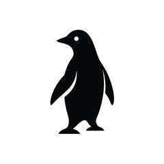 Naklejka premium penguin on a white background