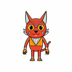 fox, animal, cartoon, vector, illustration, mammal, dog, cute, squirrel, wild, art, nature, drawing, tail, orange, fur, animals, character, red, forest, baby, wolf, funny, wildlife, pets