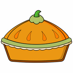 vector illustration of a pumpkin