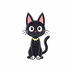 vector illustration of a cat