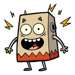 funny cartoon monster