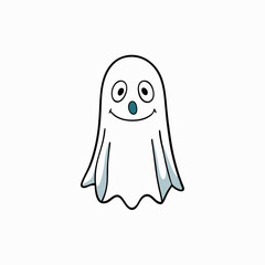 halloween ghost vector