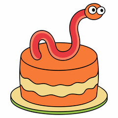 birthday cake with candle