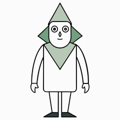 illustration of a cartoon nurse