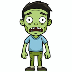 3d little man with a gun