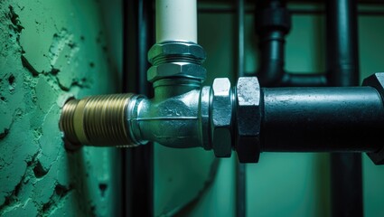 Advertisement for plumbing services emphasizing modern equipment, dust-free installation, and helpful tips for home improvement