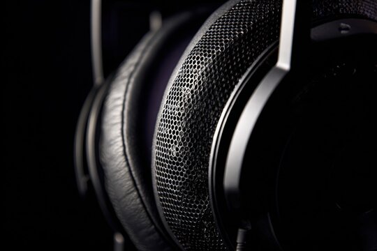 Gaming headphones designed with mesh ear cushions for comfort and sound quality