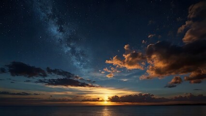 night sky with stars