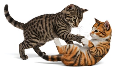 Playful Kittens A Captivating Image of Feline Fun and Friendship