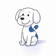 Vector logo design template and graphic element for advertising, branding, posters and banners, funny cartoon illustration with smiling character and mascot