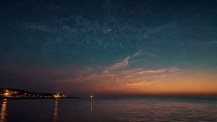 night sky with stars