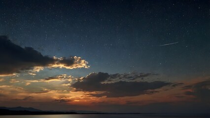 night sky with stars