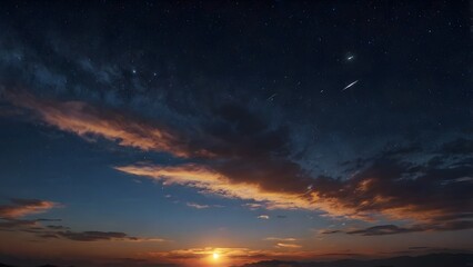 night sky with stars
