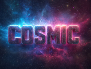 Vibrant cosmic art with celestial patterns on a starry backdrop