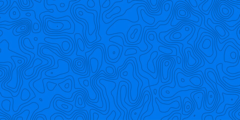 Fototapeta premium Elevation contour line texture with abstract repetition