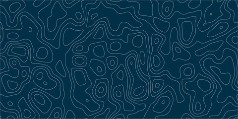 Organic map contours creating an abstract design layout


