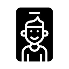 marketing funnel glyph icon
