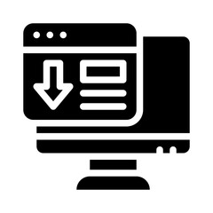 landing page glyph icon